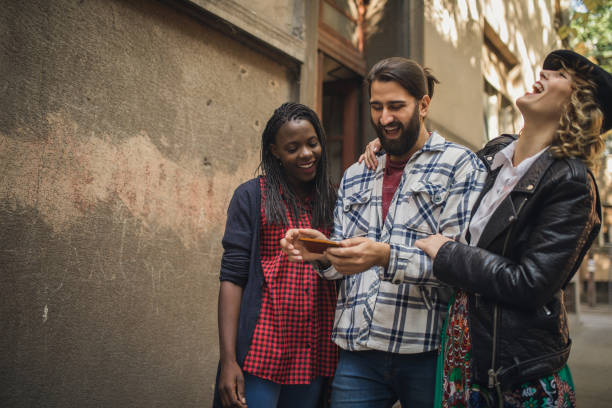 istock Modern people on the street 1058559940