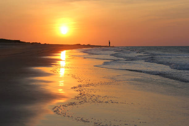 istock Sunset in Galinhos Beach 1058570824
