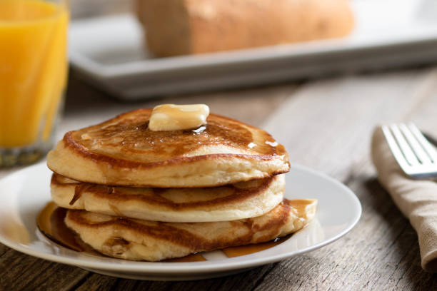istock Breakfast pancakes in the morning 1058575208