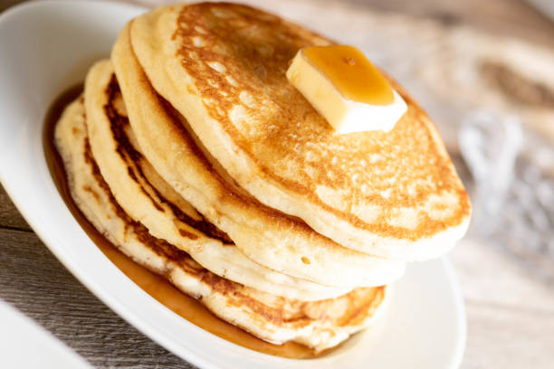 istock Breakfast pancakes in the morning 1058581080