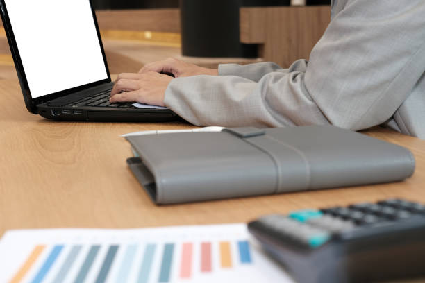 istock businessman using computer. startup man working with laptop 1058582698