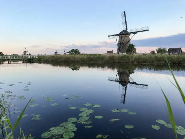 Photo of The Kinderdijk windmills