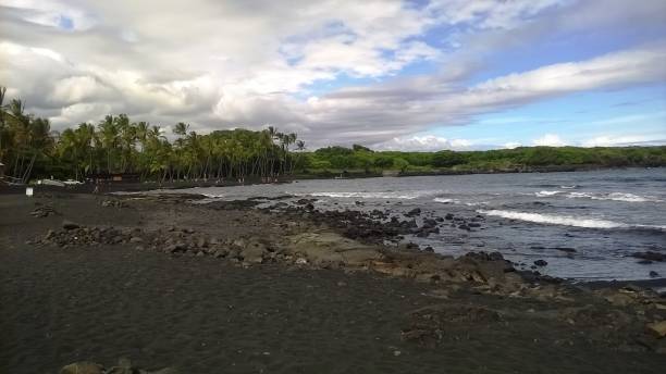 istock Punalu'u Black Sand Beach 1058584518