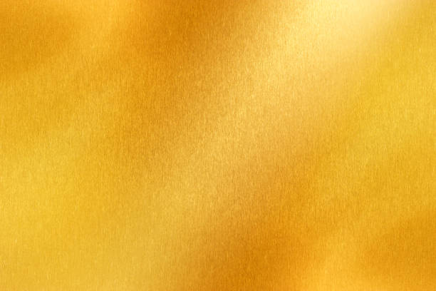 istock Shiny yellow leaf gold foi 1058588158