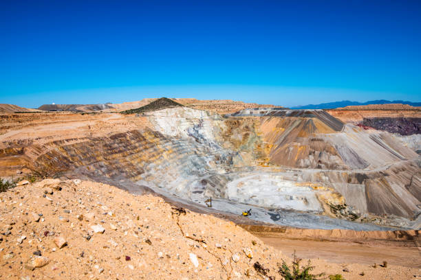 istock Spectacular view of an open-pit mine 1058599688