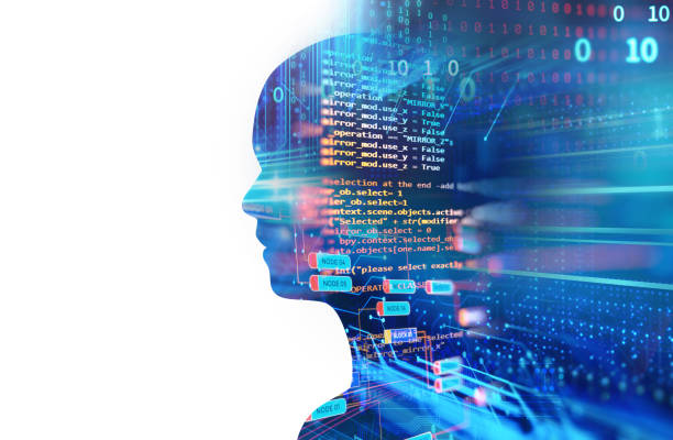 istock double exposure image of virtual human 3dillustration 1058616412