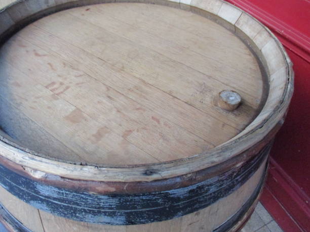 istock Wine barrel   French production wine 1058628980