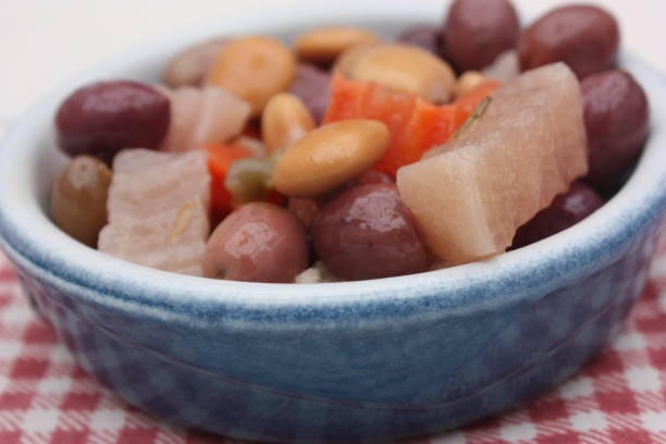 istock Olives and vegetable variant in brine as an aperitif 1058629322