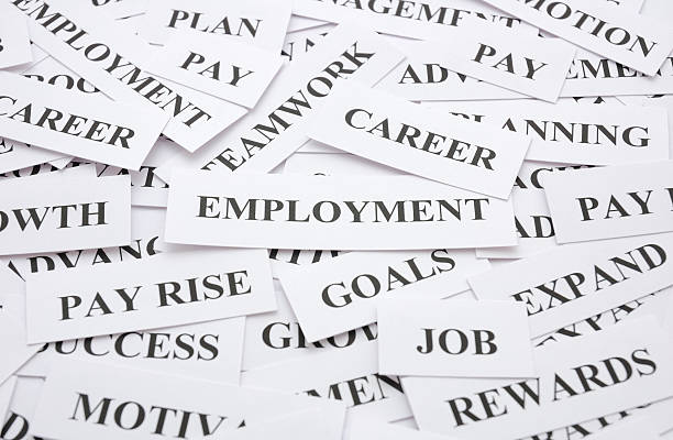 istock Employment! Career Word Theme. 105863019