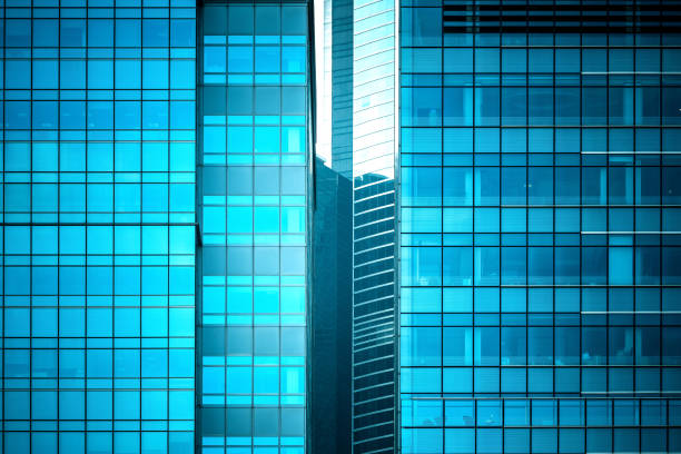 istock office building exterior, modern architecture, close up 1058633302
