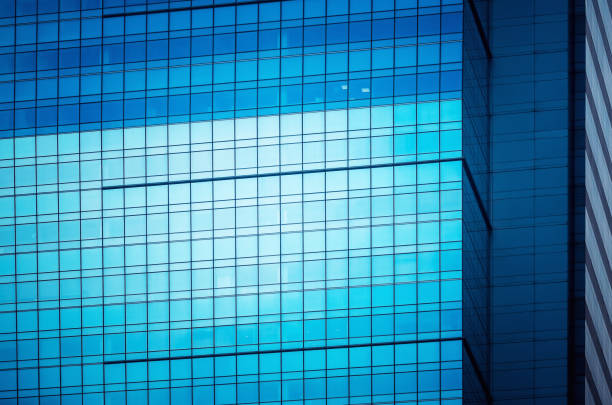 istock office building exterior, modern architecture, close up 1058633306