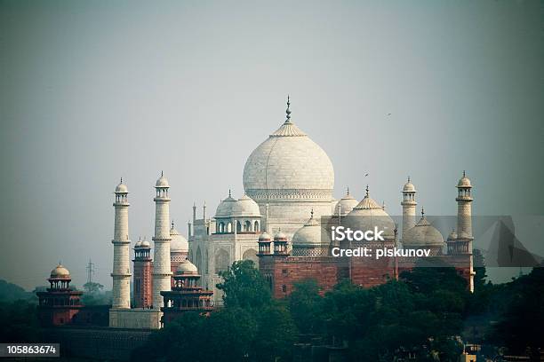 Taj Mahal Stock Photo - Download Image Now - Agra, Architectural Dome, Architecture