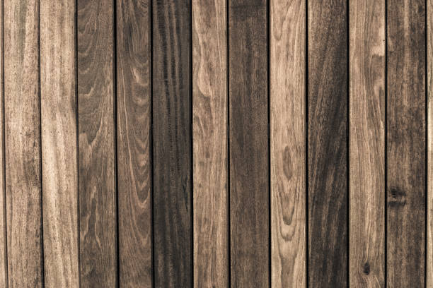 istock Wood table floor with natural pattern texture. Empty template  wood board can be used as background. 1058640874