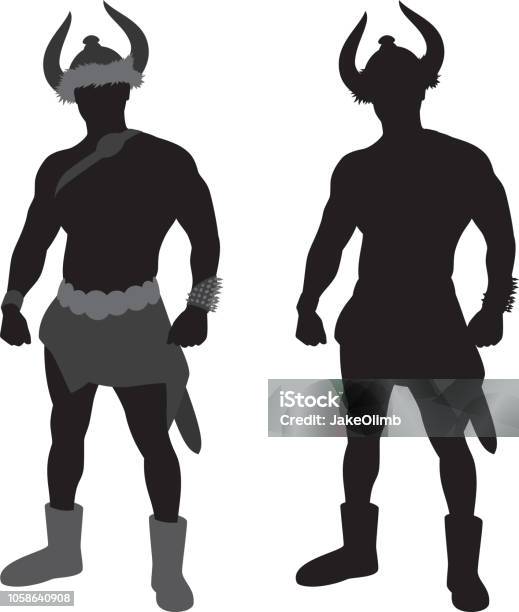 Viking Warrior Silhouette Stock Illustration - Download Image Now - In Silhouette, Princess, Outline