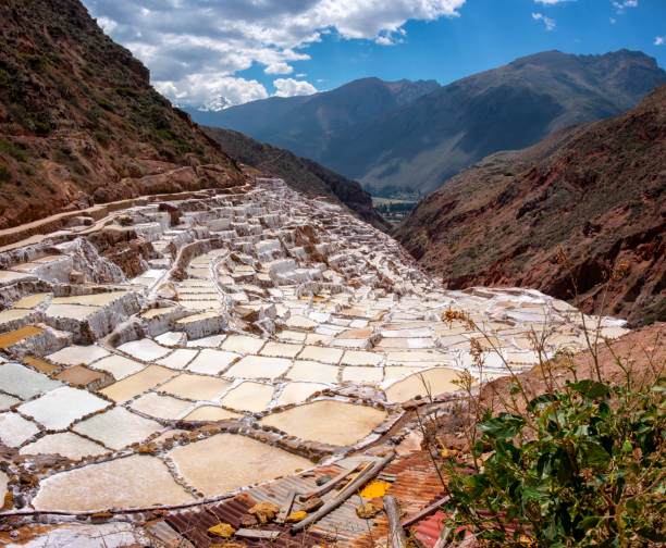 istock Salt Evaporation Ponds At Maras In Peru 1058644270
