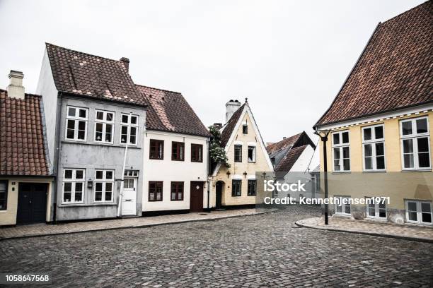 Vægterpladsen In Aabenraa Stock Photo - Download Image Now - Architecture, Brick, Brick House