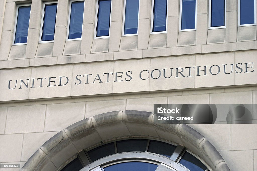 Federale Courthouse - Foto stock royalty-free di Composizione orizzontale