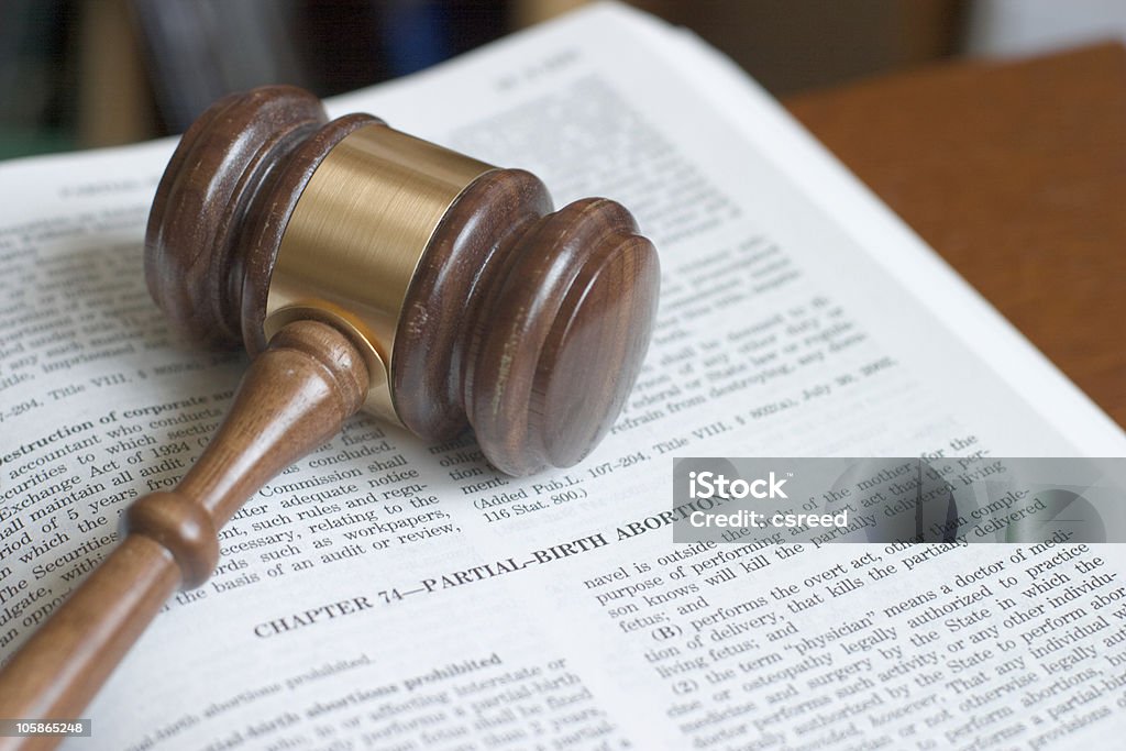 Partial Birth Abortion Law concept: partial birth abortion Abortion Stock Photo