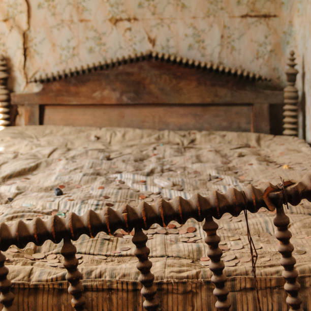 istock Interior of an old Abandoned Building in Bodie 1058652940