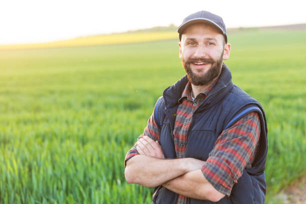 istock Farmer standing with arms crossed 1058656768