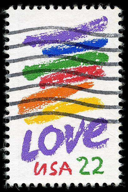 love stamp - 1985 ストックフォトと画像