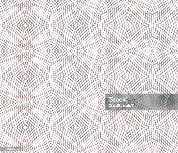 Vector Seamless Guilloche Background Stock Illustration - Download Image Now - Guilloche, Design, Pattern