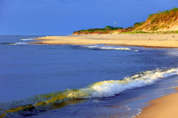 istock Baltic Sea shore line and beach during sunset 1058656888