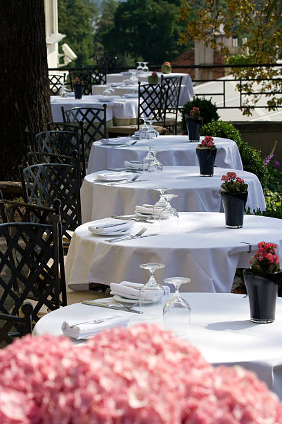 istock Summer terrace at the restaurant 105865932