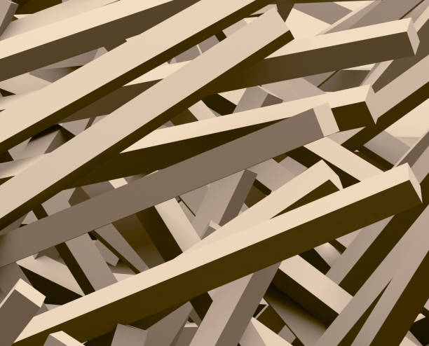 istock 3D abstract background. Illustration of geometric stones 1058660064