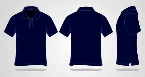 テンプレートの空白のポロシャツ - polo shirt shirt clothing textile点のイラスト素材／クリップアート素材／マンガ素材／アイコン素材
