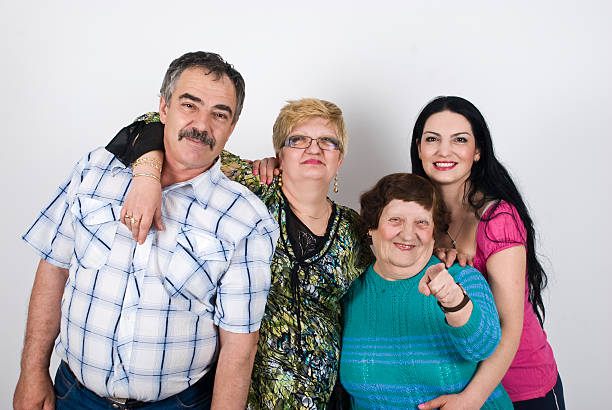 istock Happy big  family 105867051