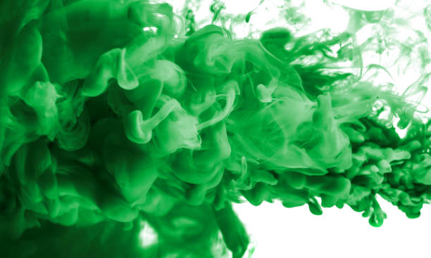 istock green ink in water isolated on white background 1058677596