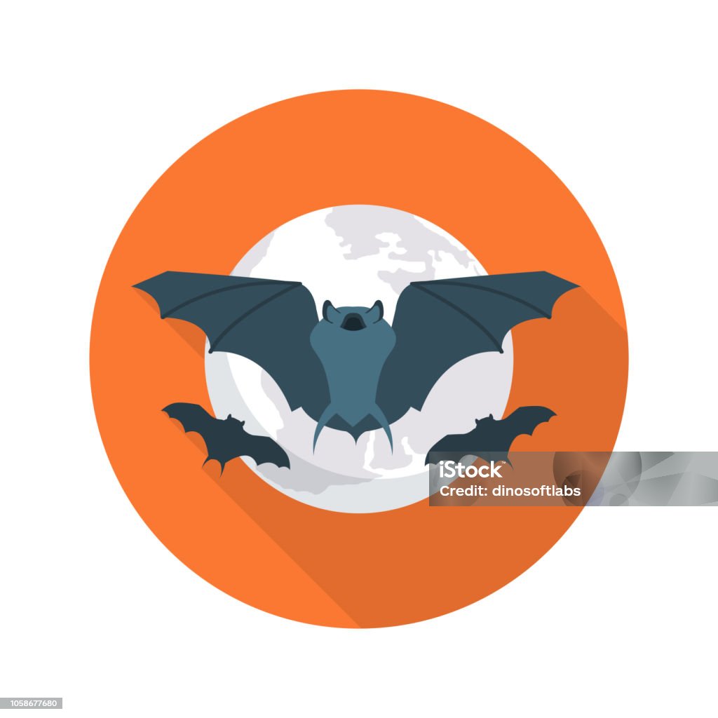 bat  fly  animal Abstract stock vector