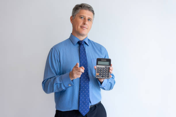 istock Confident financier advertising loan 1058684010
