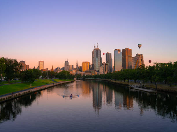 Melbourne-Australia. stock photo