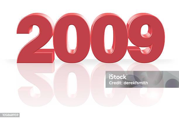 Photo libre de droit de Année 2009 En 3d banque d'images et plus d'images libres de droit de 2007 - 2007, 2008, 2009