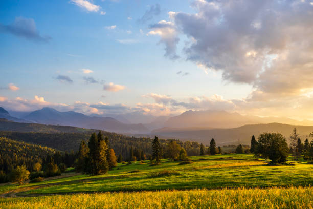 istock Sunset at Belianske Tatras mountains. 1058696810