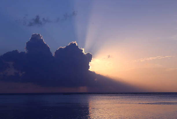 A beautiful start to the day in the Maldives