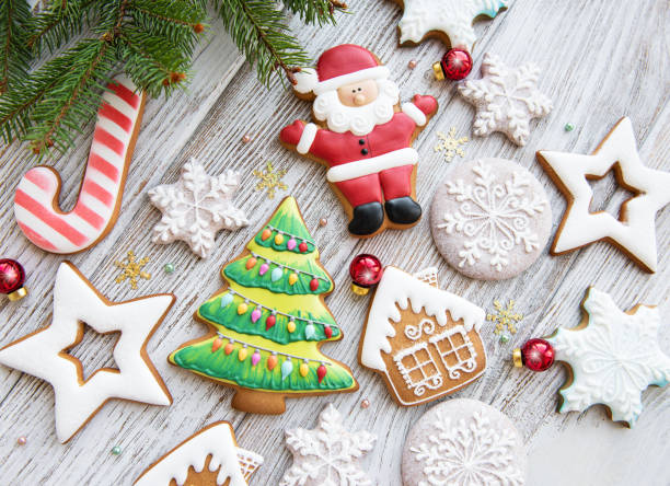 istock Christmas decoration with cookies 1058699316