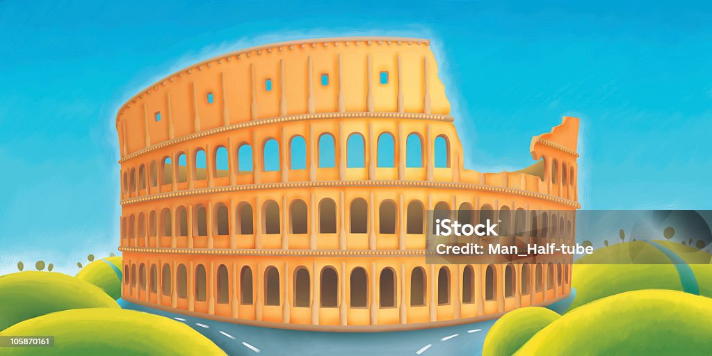 Coliseum - Lizenzfrei Architektur Stock-Illustration
