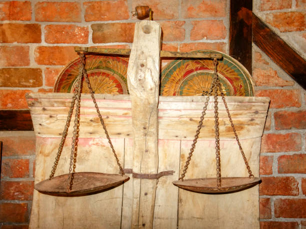 istock wooden and brick background old Libra 1058706652