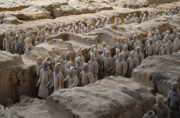 istock Terracotta Army in Xian, China 1058707744