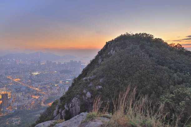 istock a  Lion Rock Peak in Hong Kong, China 1058709934