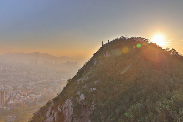 istock a  Lion Rock Peak in Hong Kong, China 1058712196