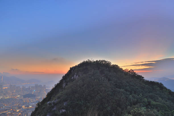 istock a  Lion Rock Peak in Hong Kong, China 1058712236