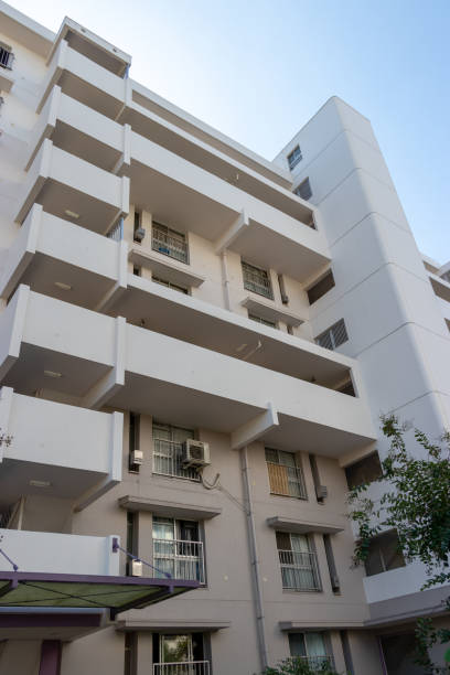 istock Apartment complex in Funabashi-city, Chiba, Japan 1058724722