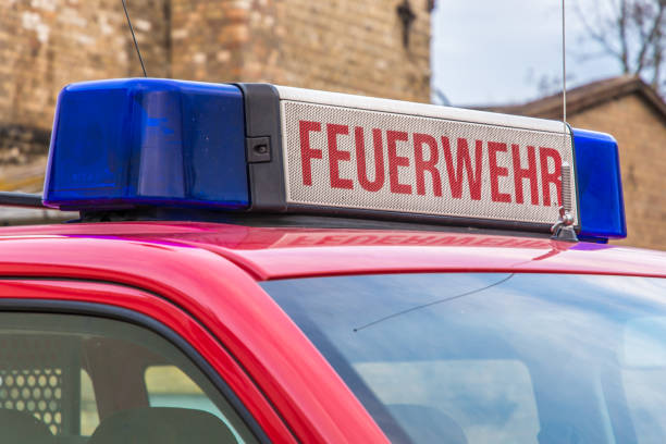 istock Siren of a fire truck 1058726948