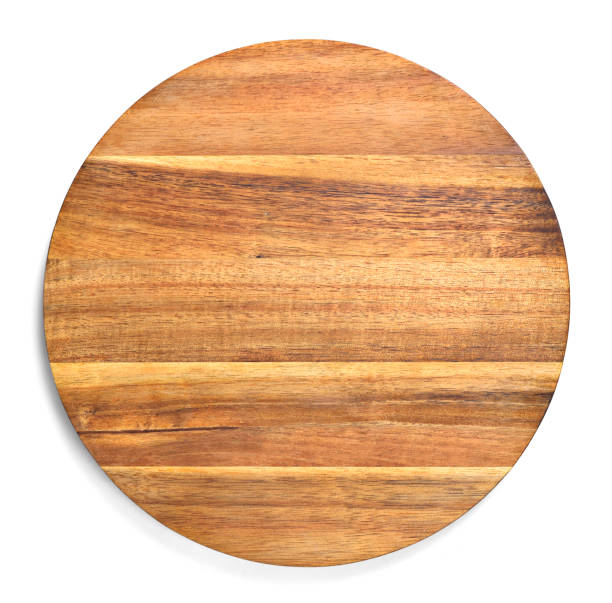 istock Wooden cutting board with copy space 1058733908
