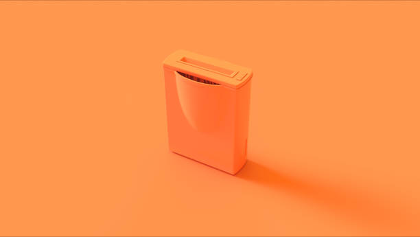istock Orange Office Paper Shredder 1058734036