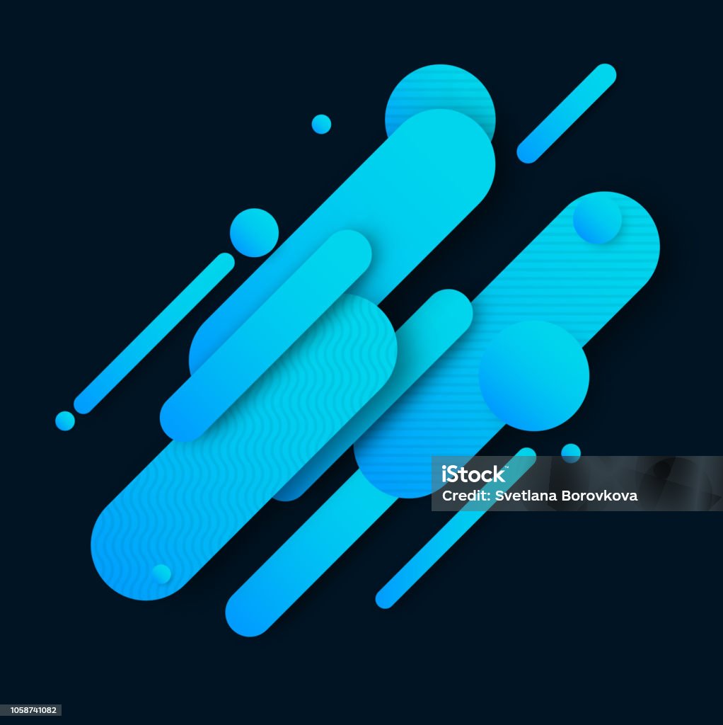 Blue Abstract Document Pattern Background With Blue Abstract Pattern Stock Illustration - Download ...